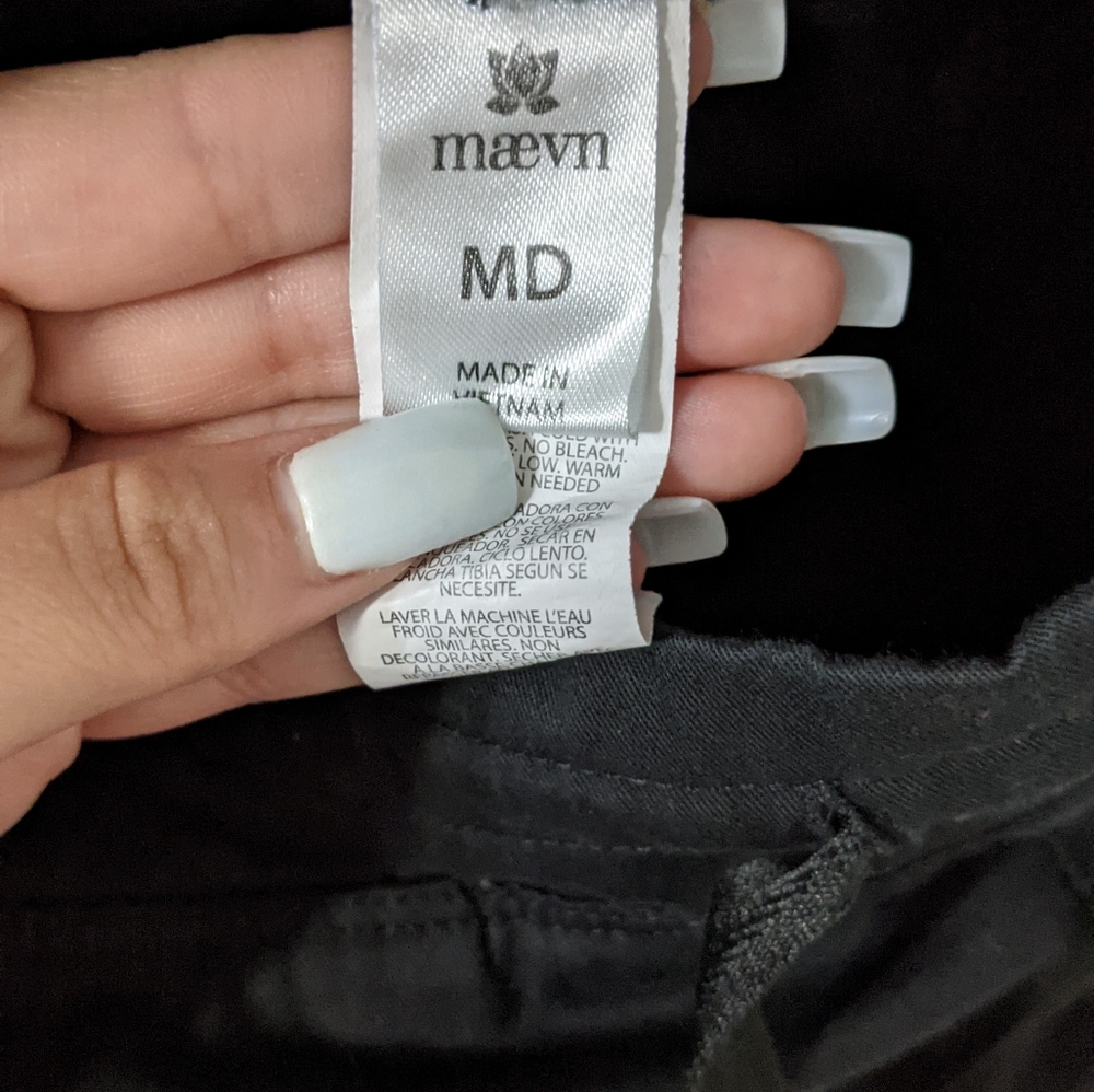 High rise black scrub bottoms for nurses or doctor